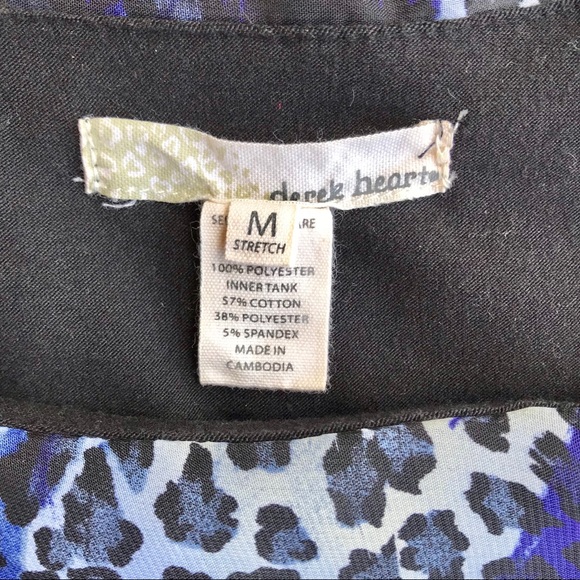 Blue print layered top - Picture 6 of 6